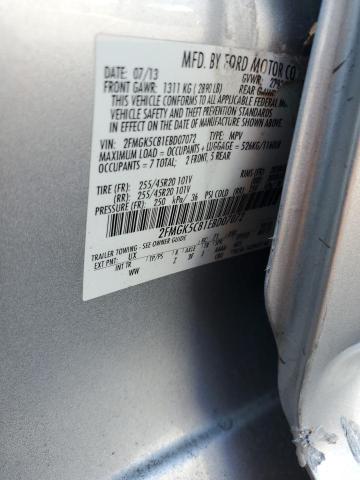 Photo 14 from auction – 2014 FORD FLEX SEL with VIN 2FMGK5C81EBD07072