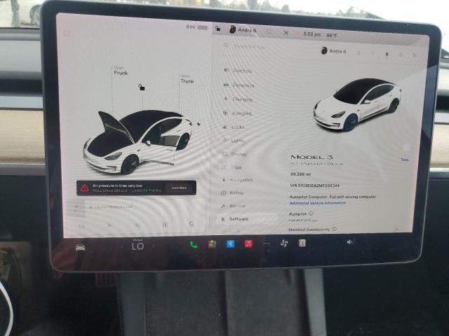 Photo 9 from auction – 2021 TESLA MODEL 3 with VIN 5YJ3E1EA2MF086344