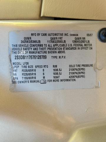 Photo 14 from auction – 2007 SUZUKI XL7 with VIN 2S3DB117676128789