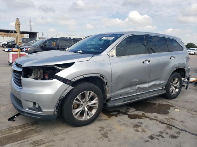 TOYOTA HIGHLANDER 2015 with VIN 5TDKKRFH3FS110504 - Photo from auction
