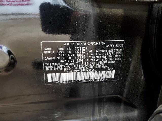Photo 14 from auction – 2023 SUBARU ASCENT PRE with VIN 4S4WMACD9P3412506