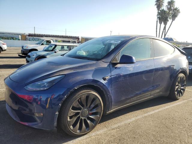 TESLA MODEL Y 2022 with VIN 7SAYGDEF8NF446623 - Photo from auction