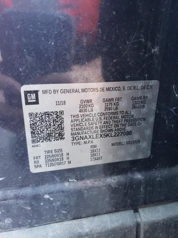 Photo 14 from auction – 2019 CHEVROLET EQUINOX LT with VIN 3GNAXLEX5KL227088