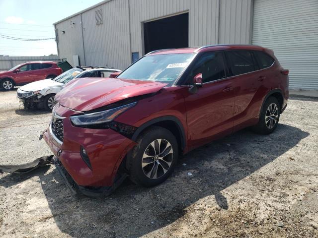TOYOTA HIGHLANDER 2021 with VIN 5TDGZRAH5MS071615 - Photo from auction