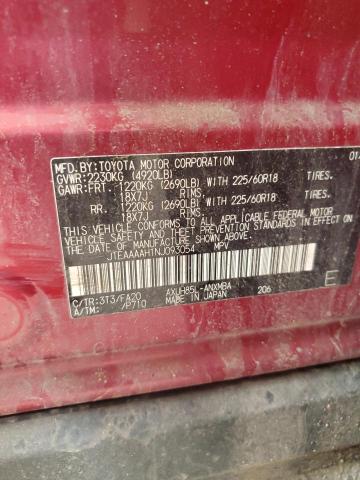 Photo 14 from auction – 2022 TOYOTA VENZA LE with VIN JTEAAAAH1NJ093054