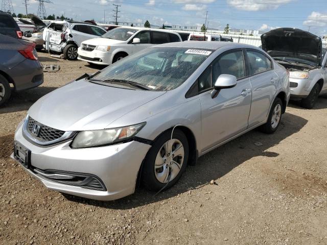 HONDA CIVIC LX 2013 with VIN 19XFB2F56DE015487 - Photo from auction