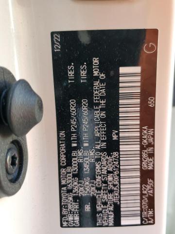 Photo 14 from auction – 2023 TOYOTA 4RUNNER LI with VIN JTEKU5JRXP6124738