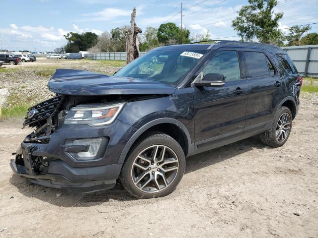 FORD EXPLORER S 2017 with VIN 1FM5K8GT7HGA32084 - Photo from auction