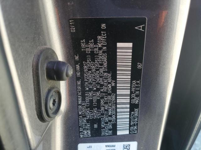 Photo 14 from auction – 2011 TOYOTA SIENNA LE with VIN 5TDKK3DC0BS128862