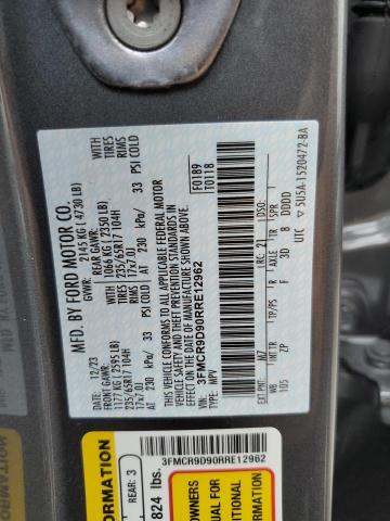 Photo 14 from auction – 2024 FORD BRONCO SPO with VIN 3FMCR9D90RRE12962