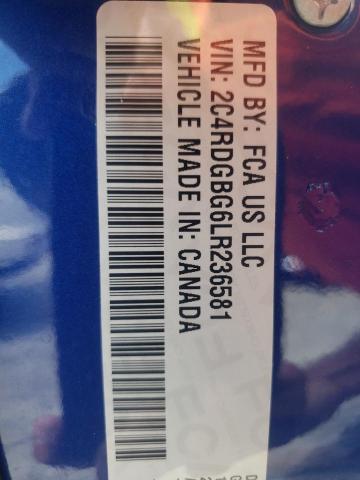 Photo 14 from auction – 2020 DODGE GRAND CARA with VIN 2C4RDGBG6LR236581