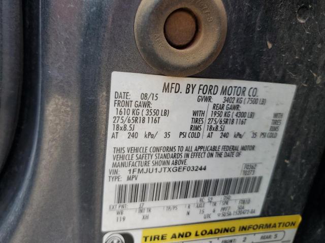 Photo 14 from auction – 2016 FORD EXPEDITION with VIN 1FMJU1JTXGEF03244