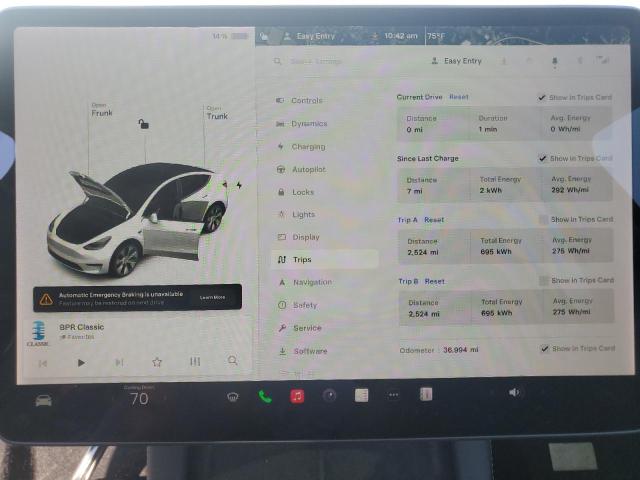 Photo 9 from auction – 2022 TESLA MODEL Y with VIN 7SAYGDEE0NF313944