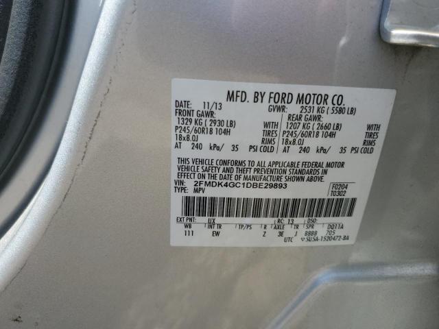 Photo 14 from auction – 2013 FORD EDGE SE with VIN 2FMDK4GC1DBE29893