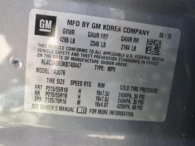 Photo 14 from auction – 2019 BUICK ENCORE PRE with VIN KL4CJASB3KB740447