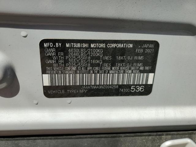 Photo 14 from auction – 2022 MITSUBISHI ECLIPSE CR with VIN JA4ATWAA9NZ004258