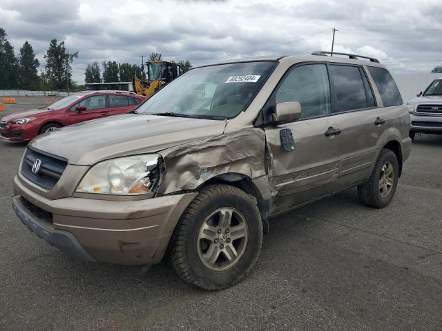 HONDA PILOT EXL 2004 with VIN 2HKYF18574H583618 - Photo from auction