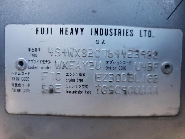 Photo 14 from auction – 2006 SUBARU B9 TRIBECA with VIN 4S4WX82C764423988