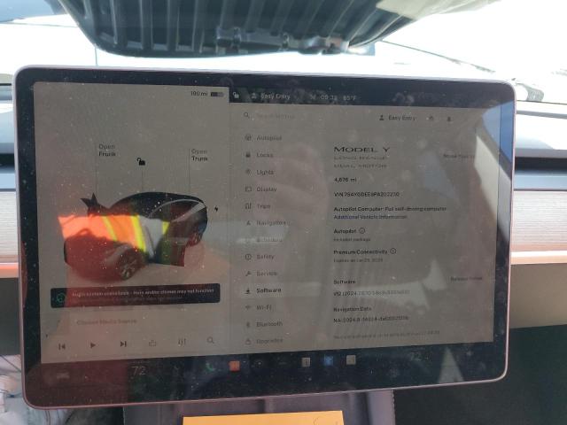 Photo 9 from auction – 2023 TESLA MODEL Y with VIN 7SAYGDEE9PA202230