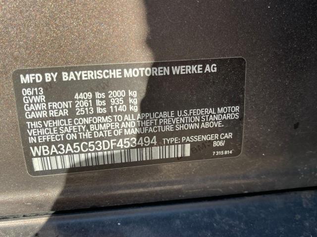 Photo 10 from auction – 2013 BMW 328 I with VIN WBA3A5C53DF453494