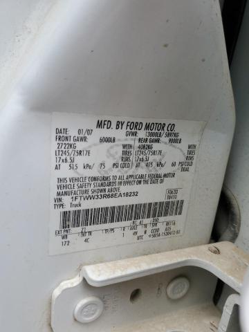 Photo 10 from auction – 2008 FORD F350 SUPER with VIN 1FTWW33R68EA18232