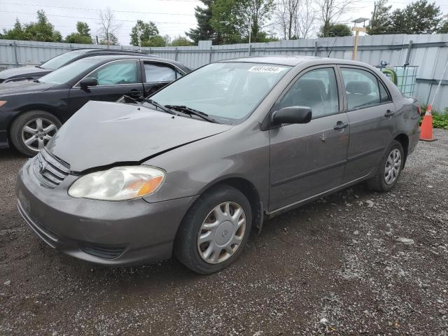 TOYOTA COROLLA CE 2003 with VIN 2T1BR32E33C755274 - Photo from auction