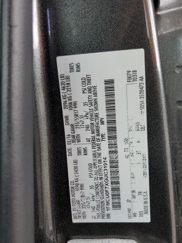 Photo 14 from auction – 2016 FORD ESCAPE S with VIN 1FMCU0F7XGUC31914