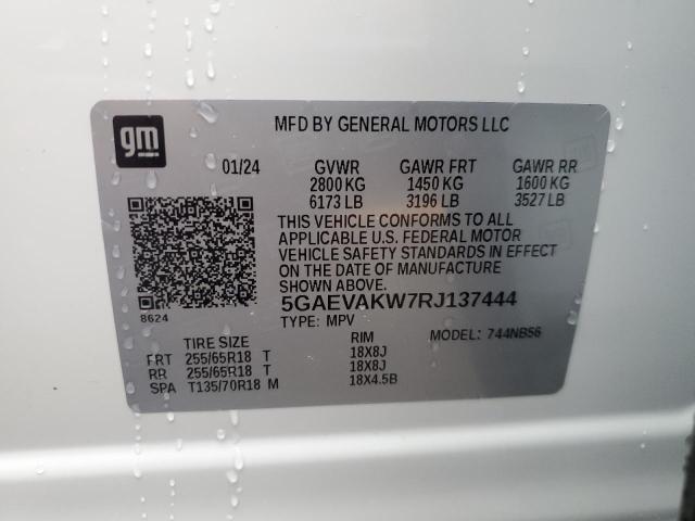 Photo 14 from auction – 2024 BUICK ENCLAVE ES with VIN 5GAEVAKW7RJ137444