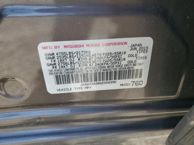 Photo 14 from auction – 2016 MITSUBISHI OUTLANDER with VIN JA4AZ3A38GZ006990