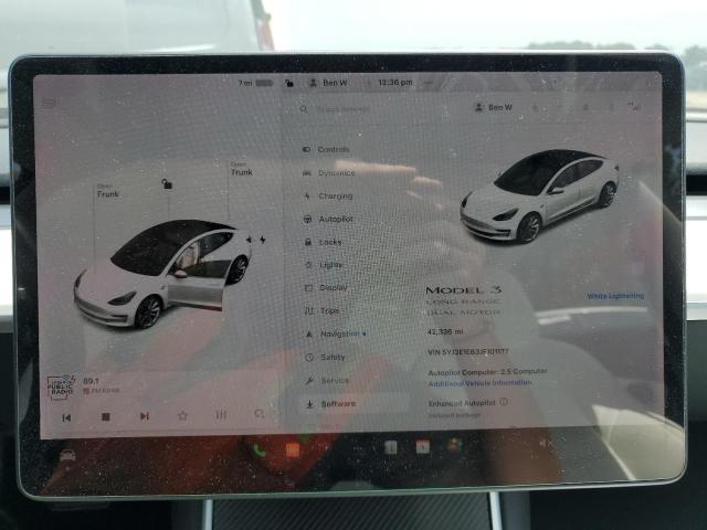 Photo 9 from auction – 2018 TESLA MODEL 3 with VIN 5YJ3E1EB3JF101177