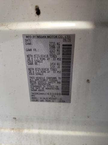 Photo 14 from auction – 2020 NISSAN PATHFINDER with VIN 5N1DR2ANXLC633469