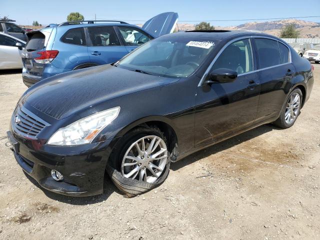 INFINITI G37 BASE 2012 with VIN JN1CV6APXCM934390 - Photo from auction