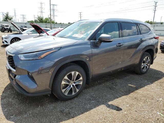 TOYOTA HIGHLANDER 2021 with VIN 5TDGZRBH1MS083744 - Photo from auction