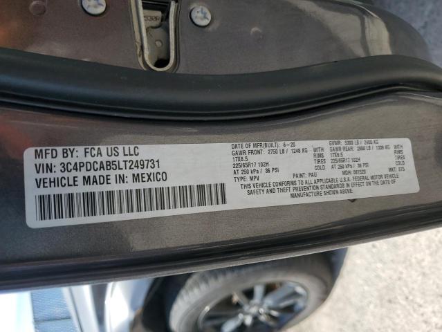Photo 14 from auction – 2020 DODGE JOURNEY SE with VIN 3C4PDCAB5LT249731