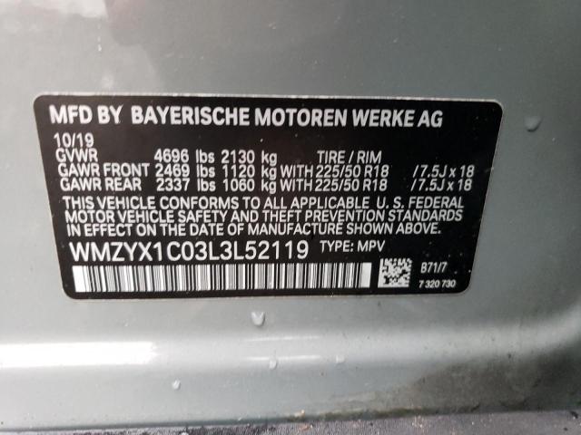 Photo 14 from auction – 2020 MINI COOPER S C with VIN WMZYX1C03L3L52119