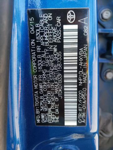 Photo 14 from auction – 2015 TOYOTA PRIUS C with VIN JTDKDTB33F1587335