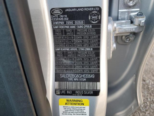 Photo 14 from auction – 2016 LAND ROVER DISCOVERY with VIN SALCR2BG6GH630649