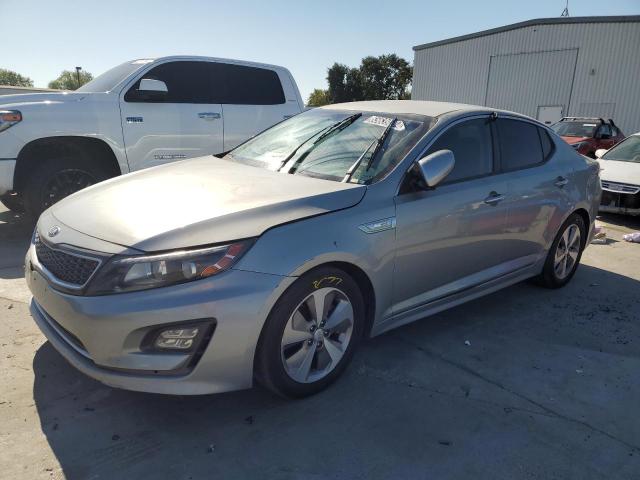 KIA OPTIMA HYB 2015 with VIN KNAGN4AD7F5083122 - Photo from auction