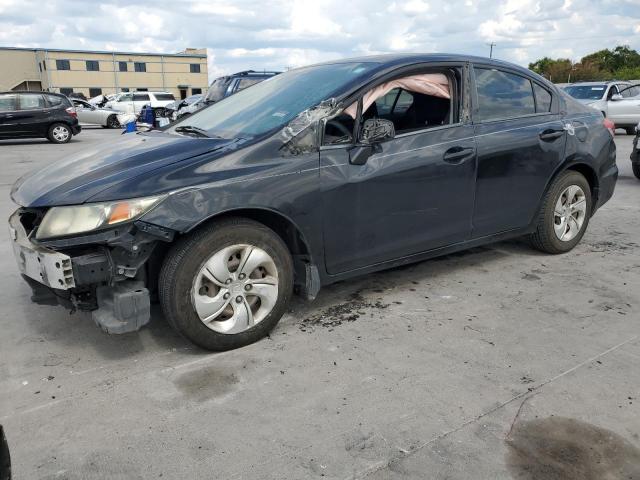 HONDA CIVIC LX 2013 with VIN 2HGFB2F52DH567123 - Photo from auction