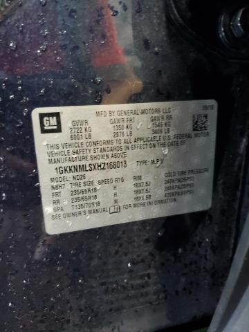 Photo 14 from auction – 2017 GMC ACADIA SLT with VIN 1GKKNMLSXHZ168013