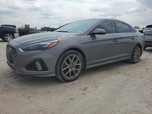 HYUNDAI SONATA LIM 2019 with VIN 5NPE34AB0KH821142 - Photo from auction