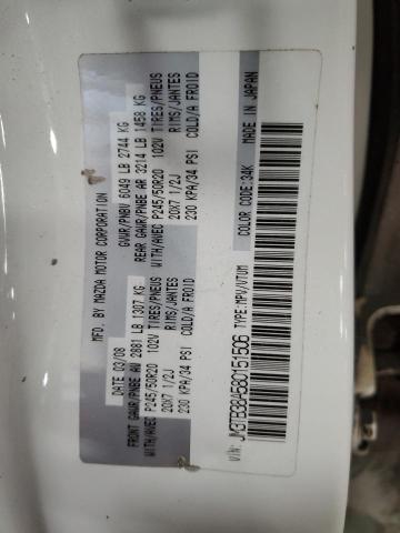 Photo 14 from auction – 2008 MAZDA CX-9 with VIN JM3TB38A580151506