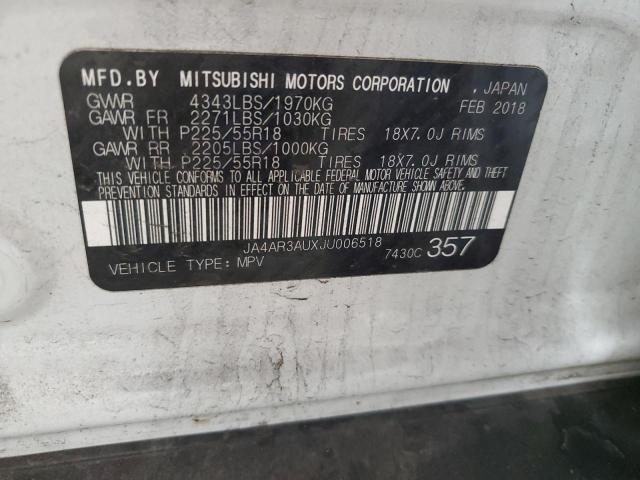 Photo 14 from auction – 2018 MITSUBISHI OUTLANDER with VIN JA4AR3AUXJU006518