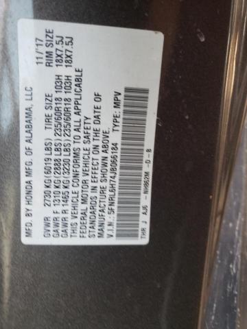 Photo 14 from auction – 2018 HONDA ODYSSEY EX with VIN 5FNRL6H74JB066184