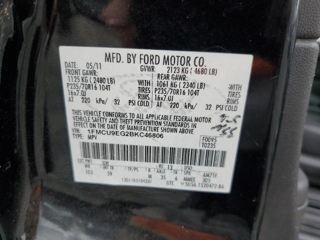 Photo 14 from auction – 2011 FORD ESCAPE LIM with VIN 1FMCU9EG2BKC46806