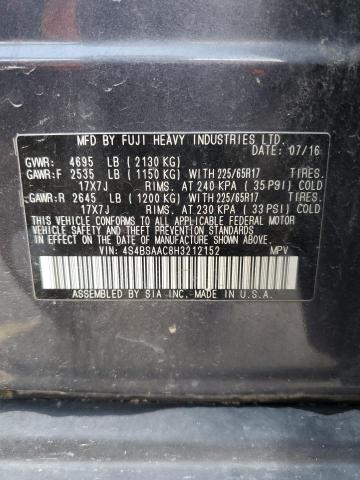 Photo 14 from auction – 2017 SUBARU OUTBACK 2. with VIN 4S4BSAAC8H3212152