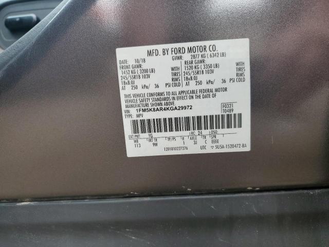 Photo 14 from auction – 2019 FORD EXPLORER P with VIN 1FM5K8AR4KGA29972
