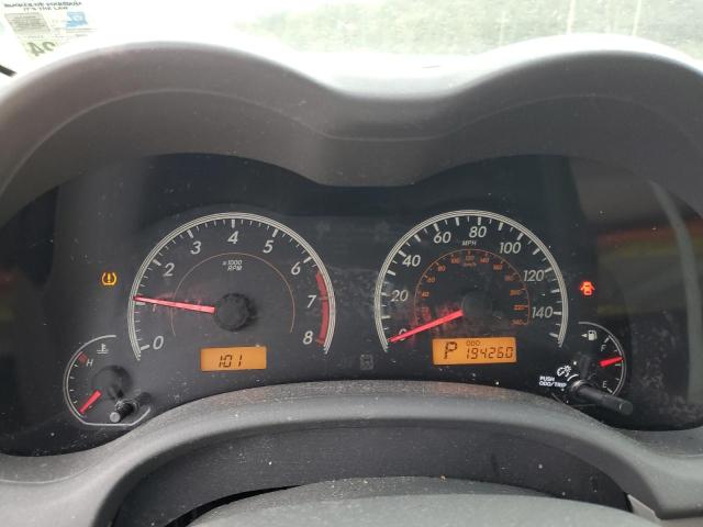 Photo 9 from auction – 2009 TOYOTA COROLLA BA with VIN 2T1BU40E19C142960