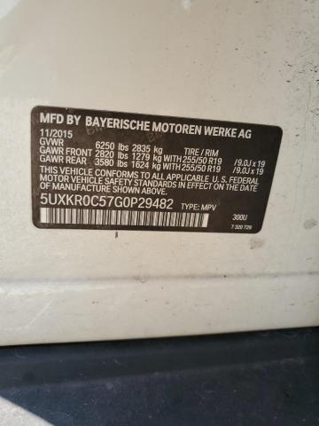 Photo 14 from auction – 2016 BMW X5 XDRIVE3 with VIN 5UXKR0C57G0P29482