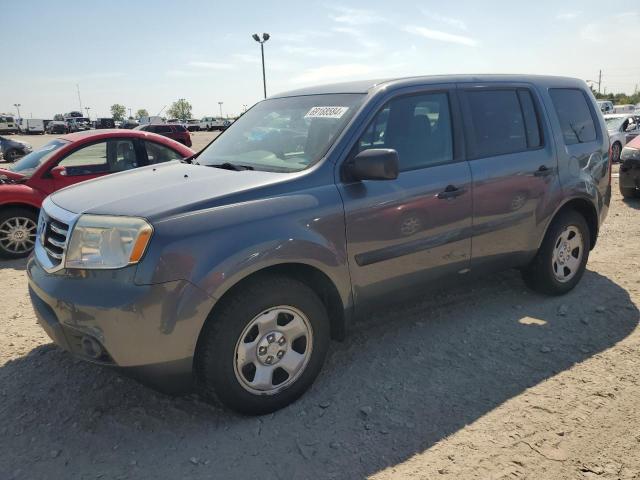 HONDA PILOT LX 2013 with VIN 5FNYF4H25DB015339 - Photo from auction